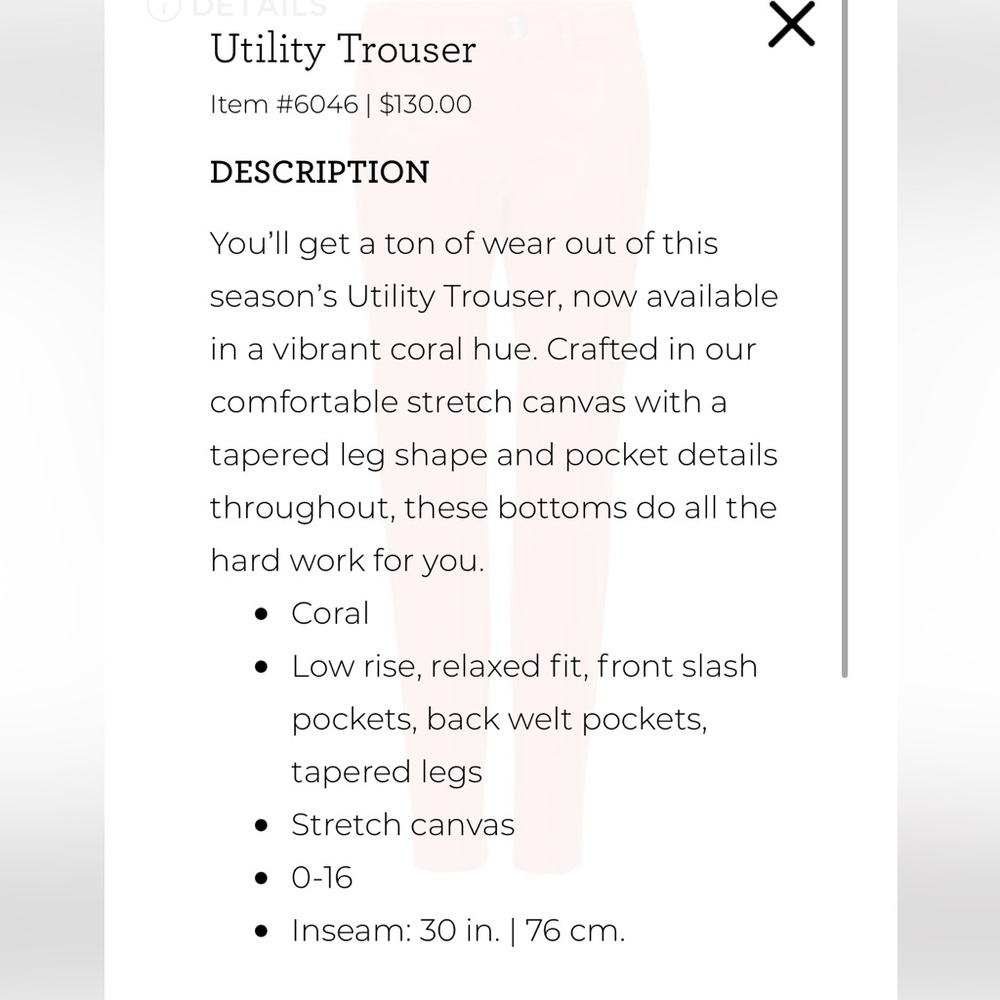 Cabi Utility Trouser - Picture 6 of 7